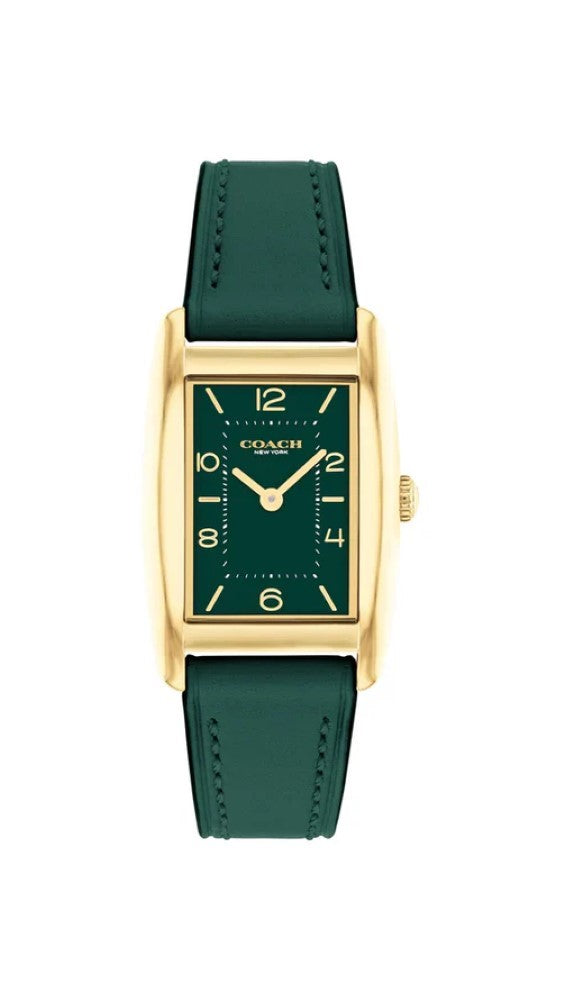 Coach Women's Race Green Dial Watch COH-0076