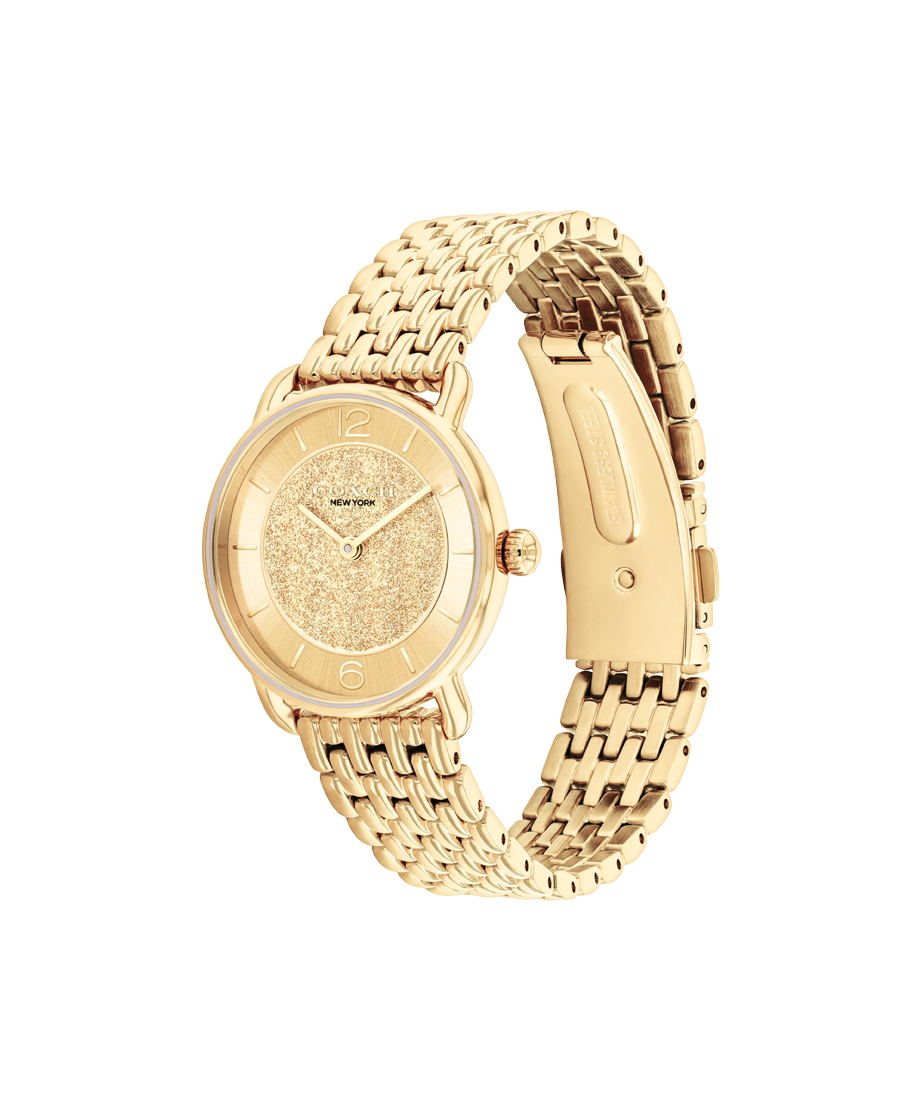 Coach Women's Elliott Gold Dial Watch COH-0079