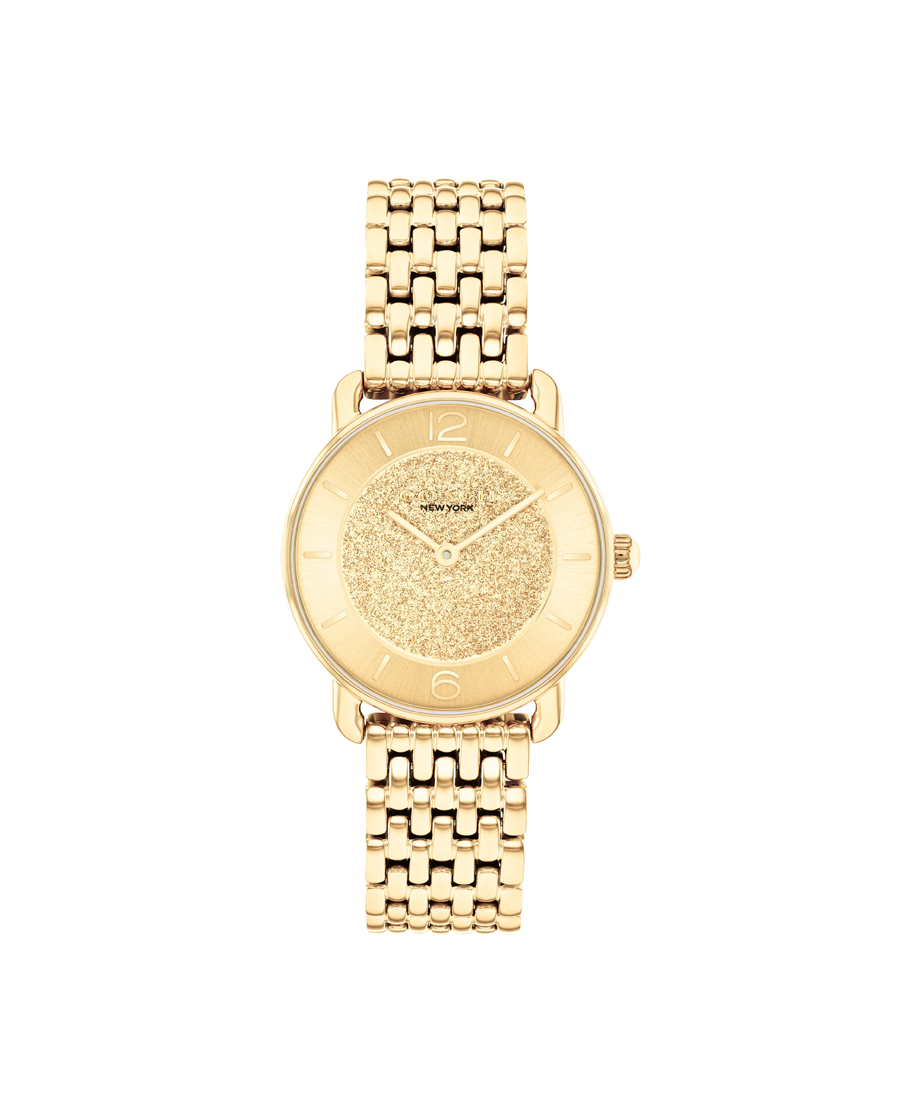 Coach Women's Elliott Gold Dial Watch COH-0079