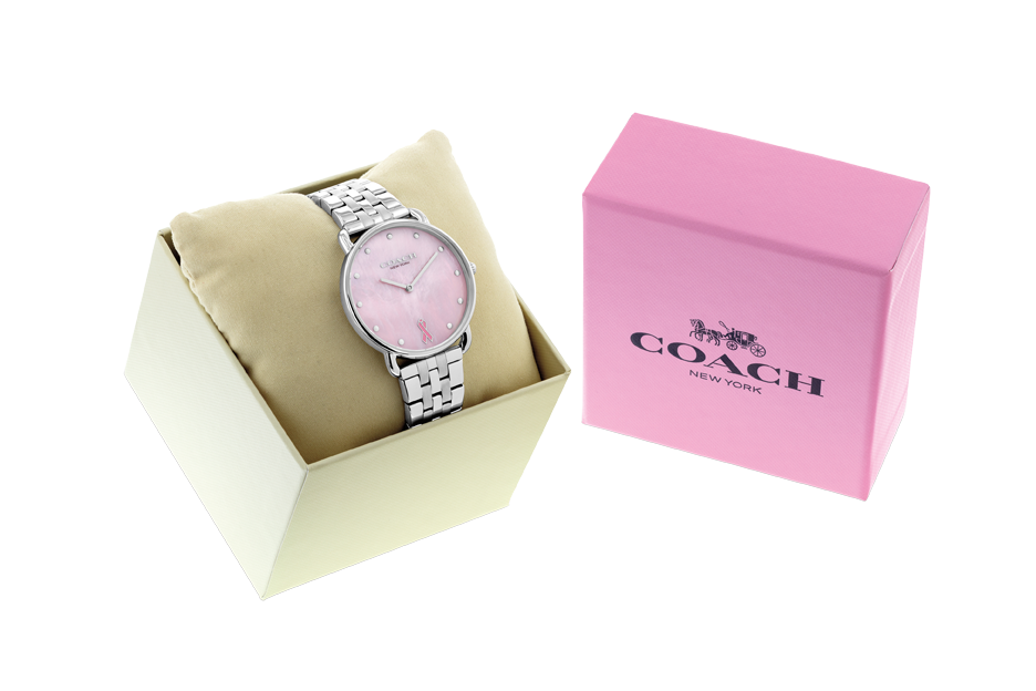 Coach Women's Elliott Pink Dial Watch COH-0080