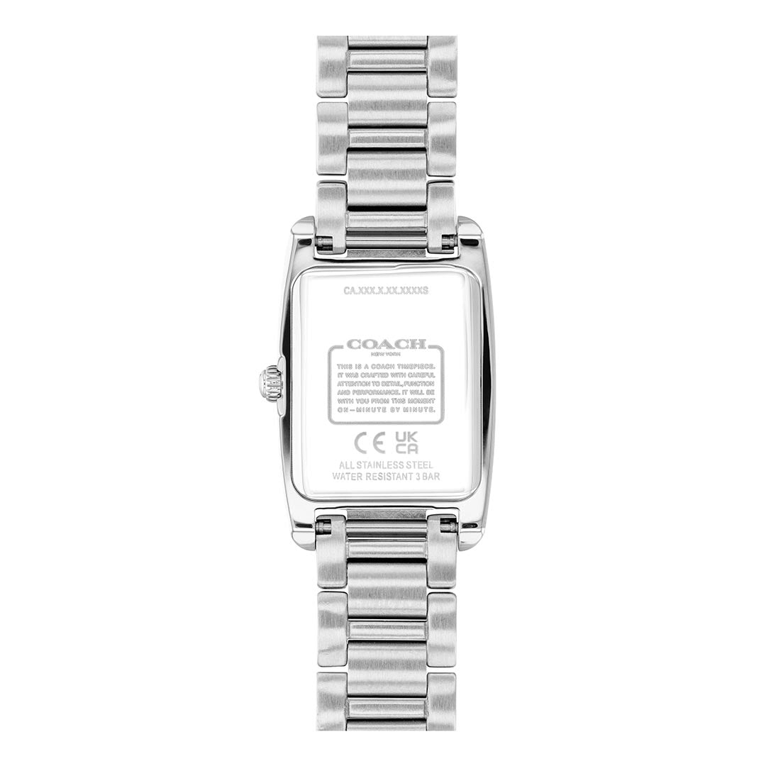 كوتش ساعة نسائية بحركة كوارتز بميناء أبيض COH-0154