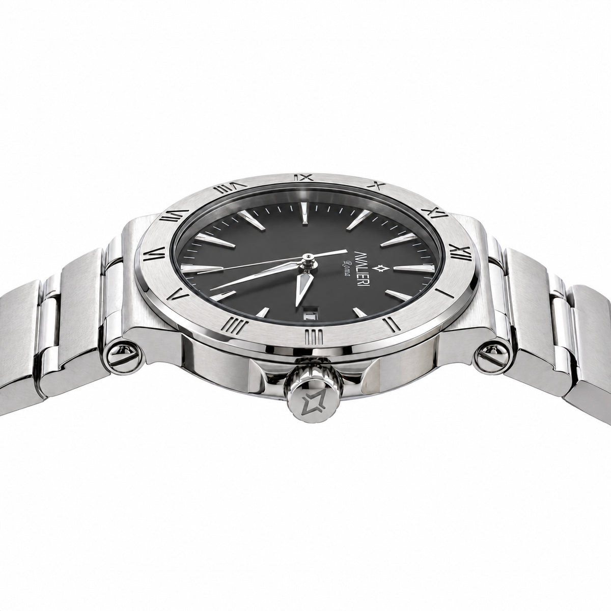 Avalieri Men's Quartz Watch with Black Dial - AV-2720D