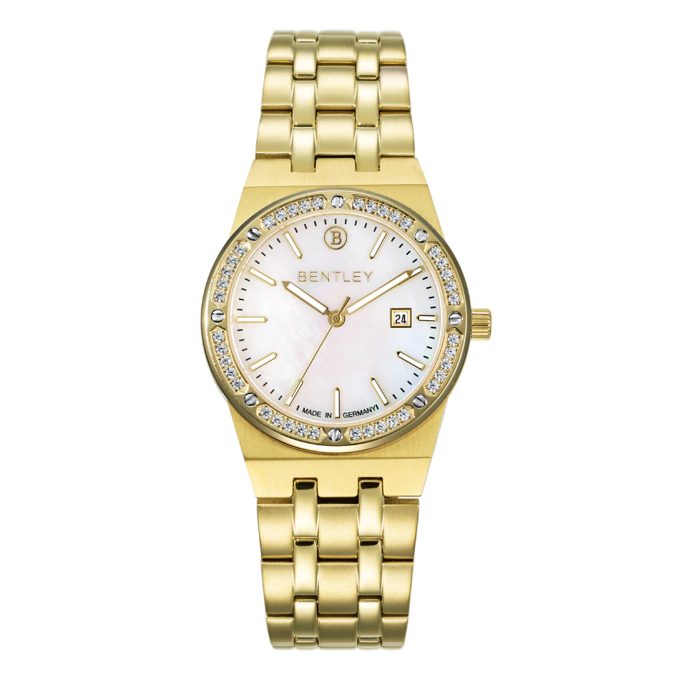 Bentley Women's Quartz White Dial Watch - BEN-0006