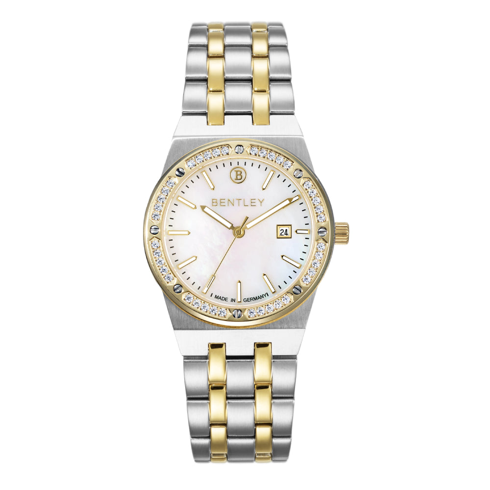 Bentley Women's Quartz White Dial Watch - BEN-0008