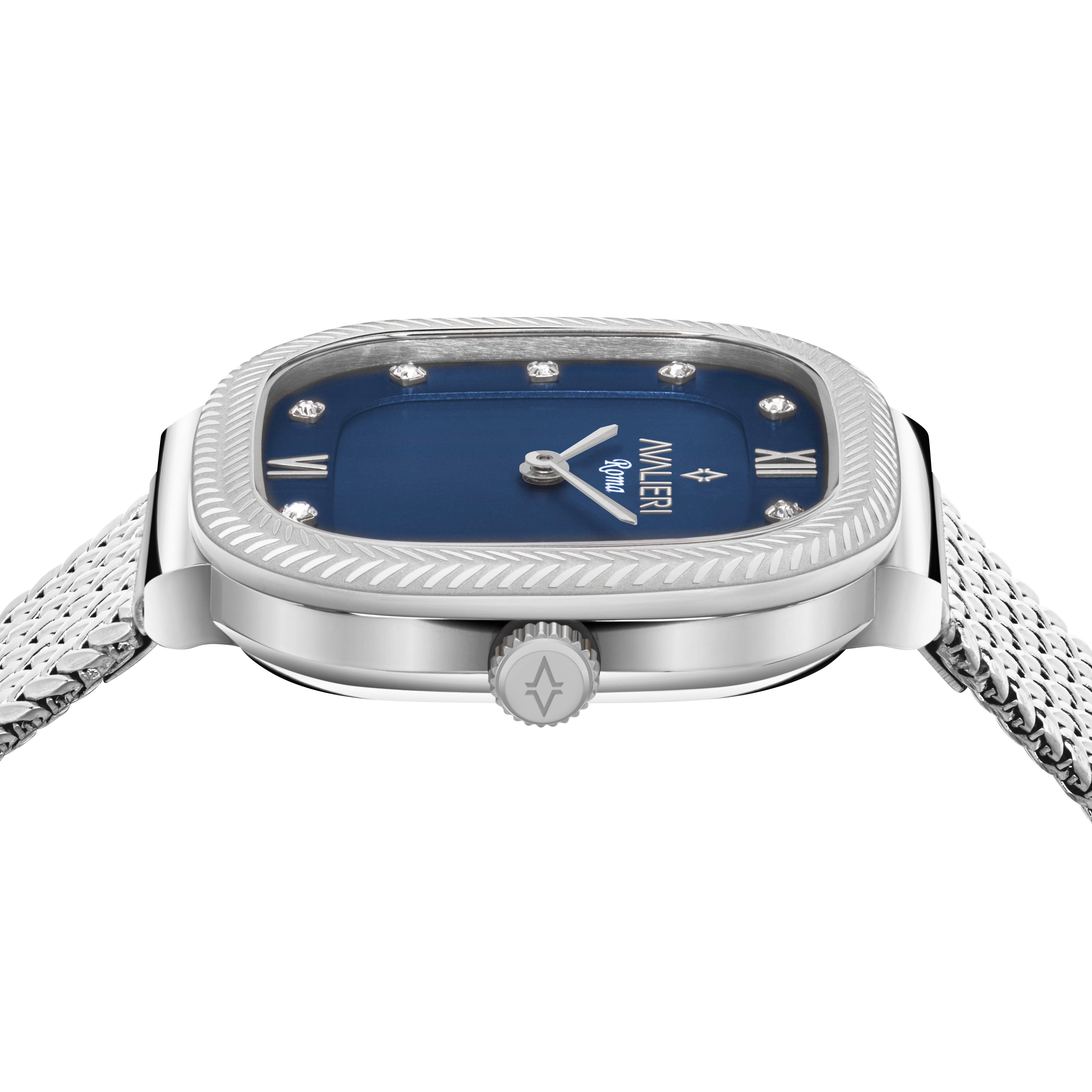 Avalieri Women's Quartz Watch with Blue Dial - AV-2625B