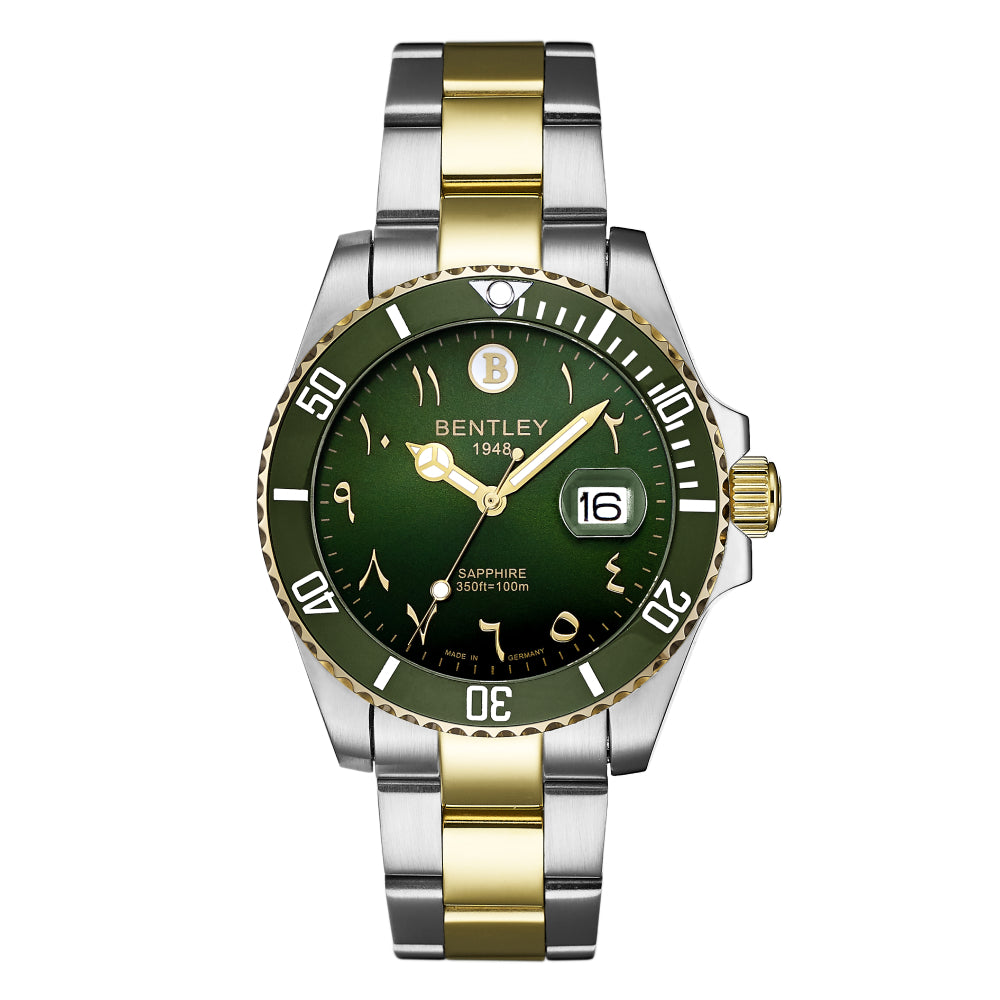 Bentley Men's Quartz Green Dial Watch - BEN-0001