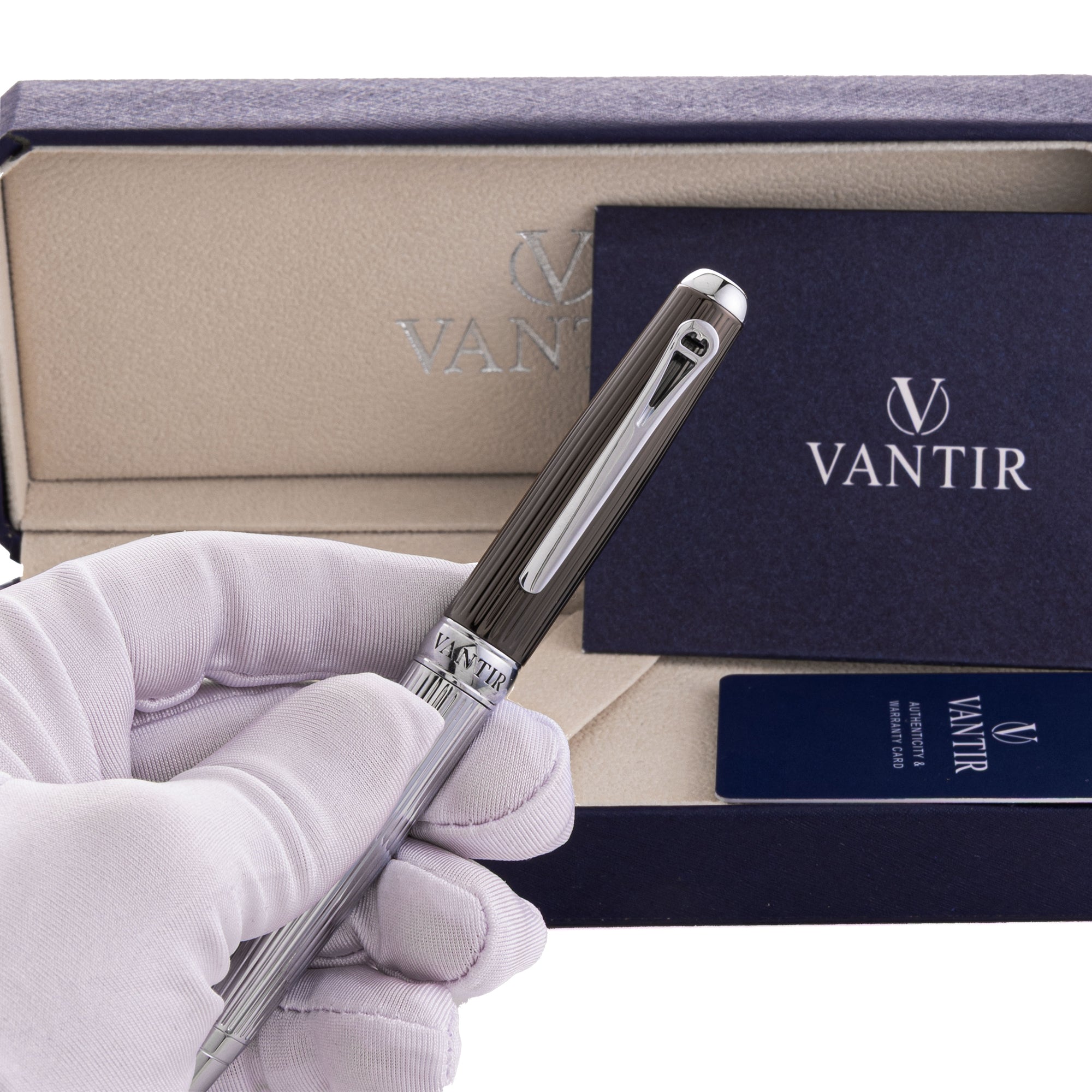 فانتير قلم كلاسيك كربون بتصميم كستوم VNTPEN-0011