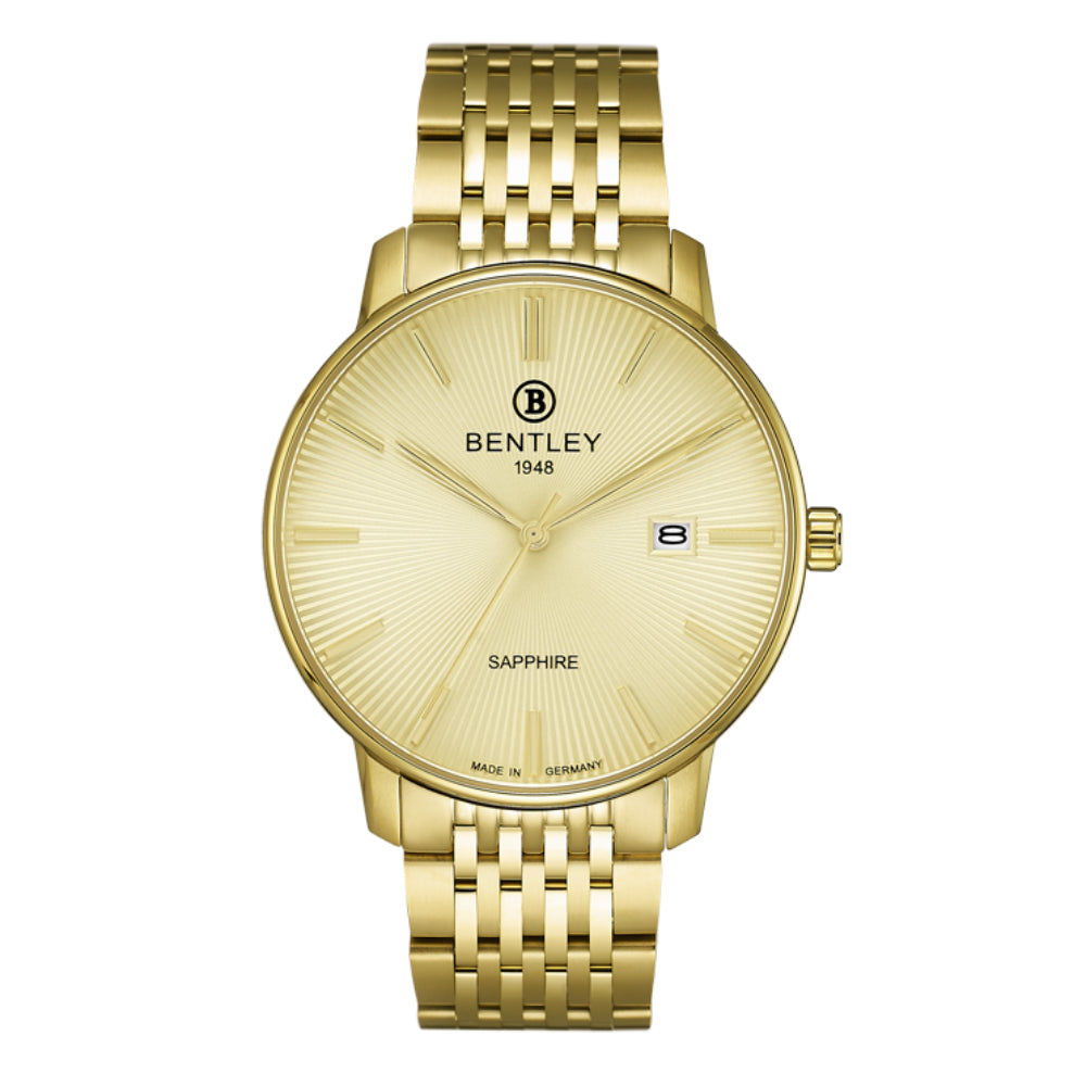 Bentley Men's Quartz Watch with Gold Dial - BEN-0049
