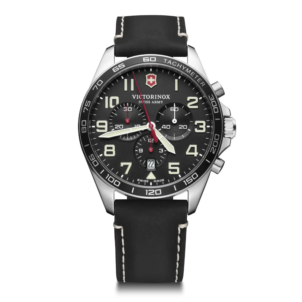 Victorinox Men's Quartz Black Dial Watch - VTX-0112