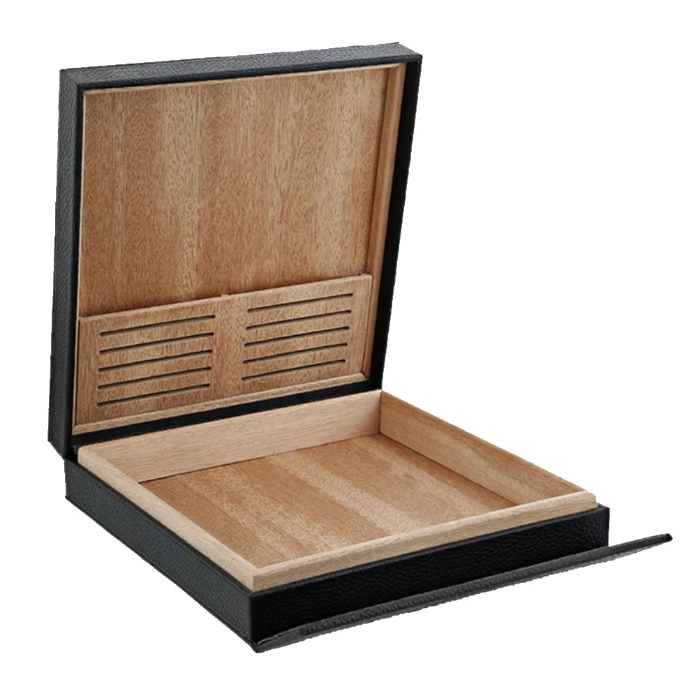 STDPCH-0005 Black and Brown Cigar Humidor Box