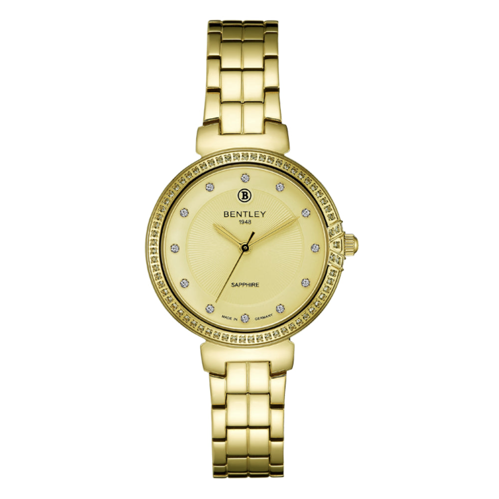 Bentley Women's Quartz Watch Gold Dial - BEN-0054