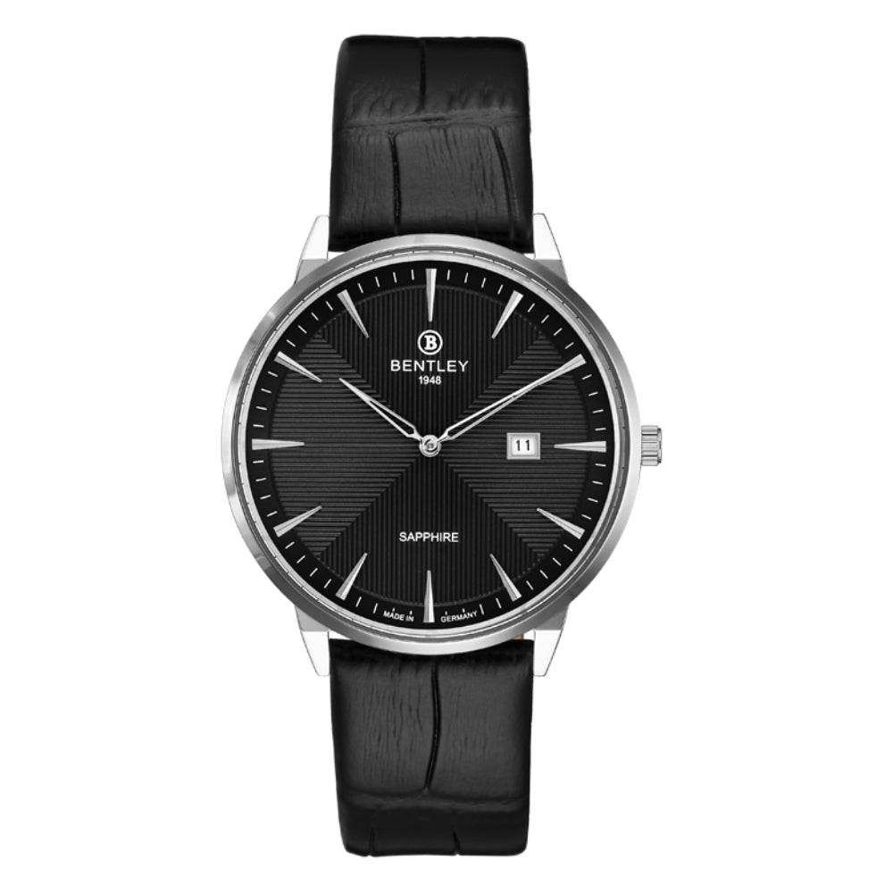Bentley Men's Quartz Black Dial Watch - BEN-0060
