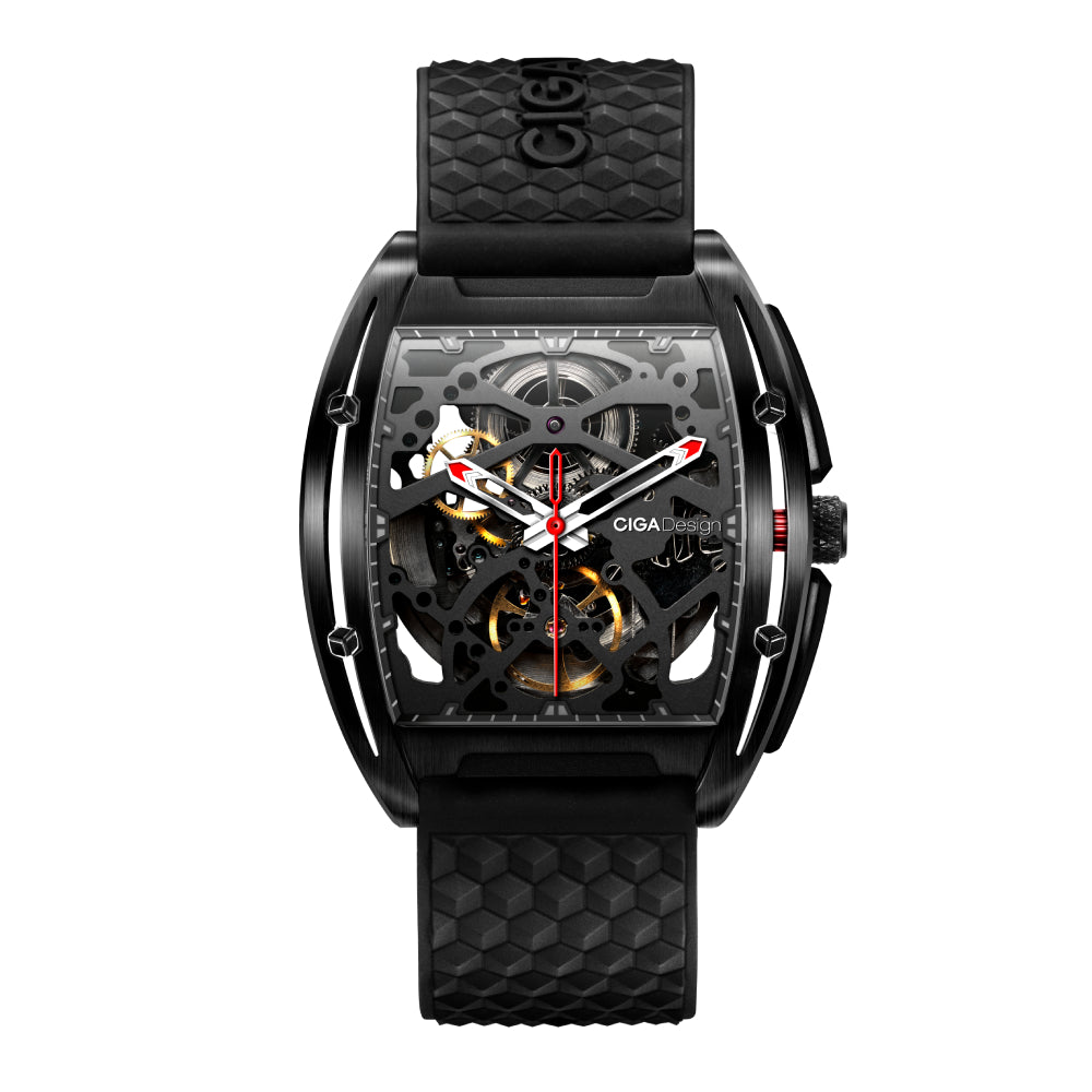 CIGA Design Men's Automatic Movement Exposed Dial Watch - CIGA-0013