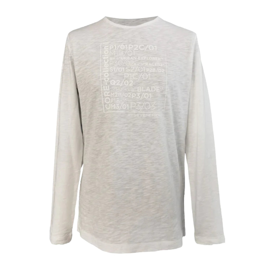 Sevenfriday White Shirt for Men and Women - SFTS-0028