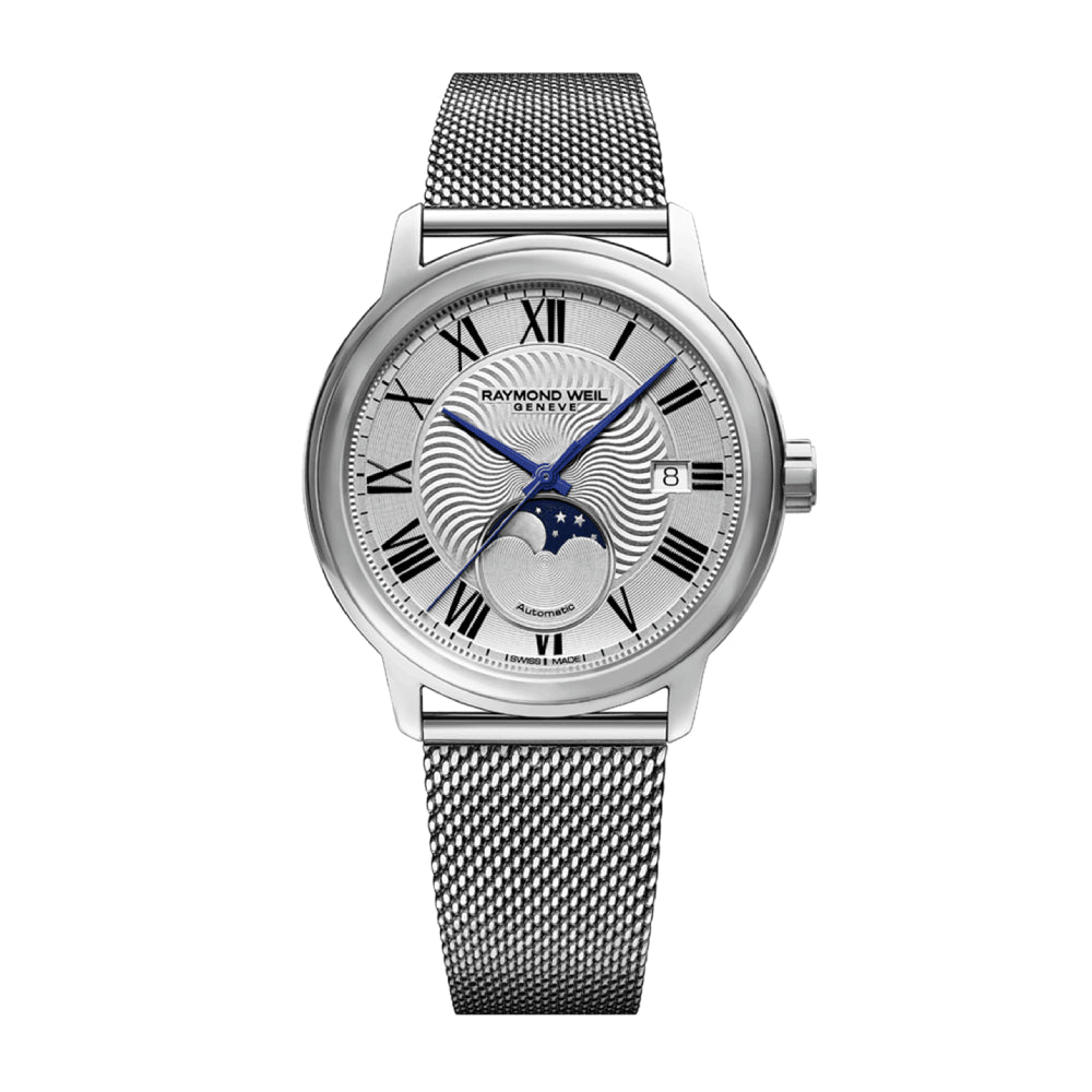 Raymond Weil Men's Automatic Movement Silver Dial Watch - RW-0173