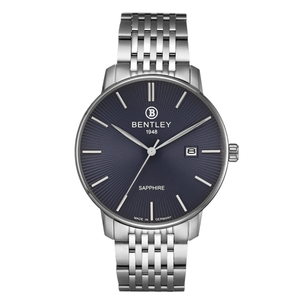 Bentley Men's Quartz Blue Dial Watch - BEN-0052