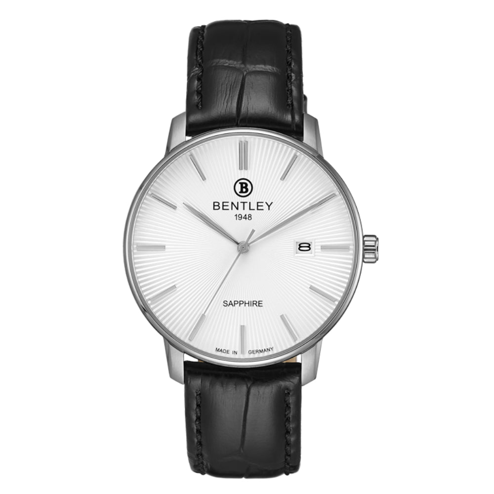 Bentley Men's Quartz White Dial Watch - BEN-0053