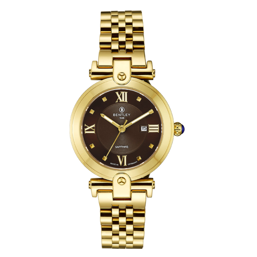 Bentley Women's Quartz Watch, Brown Dial - BEN-0043
