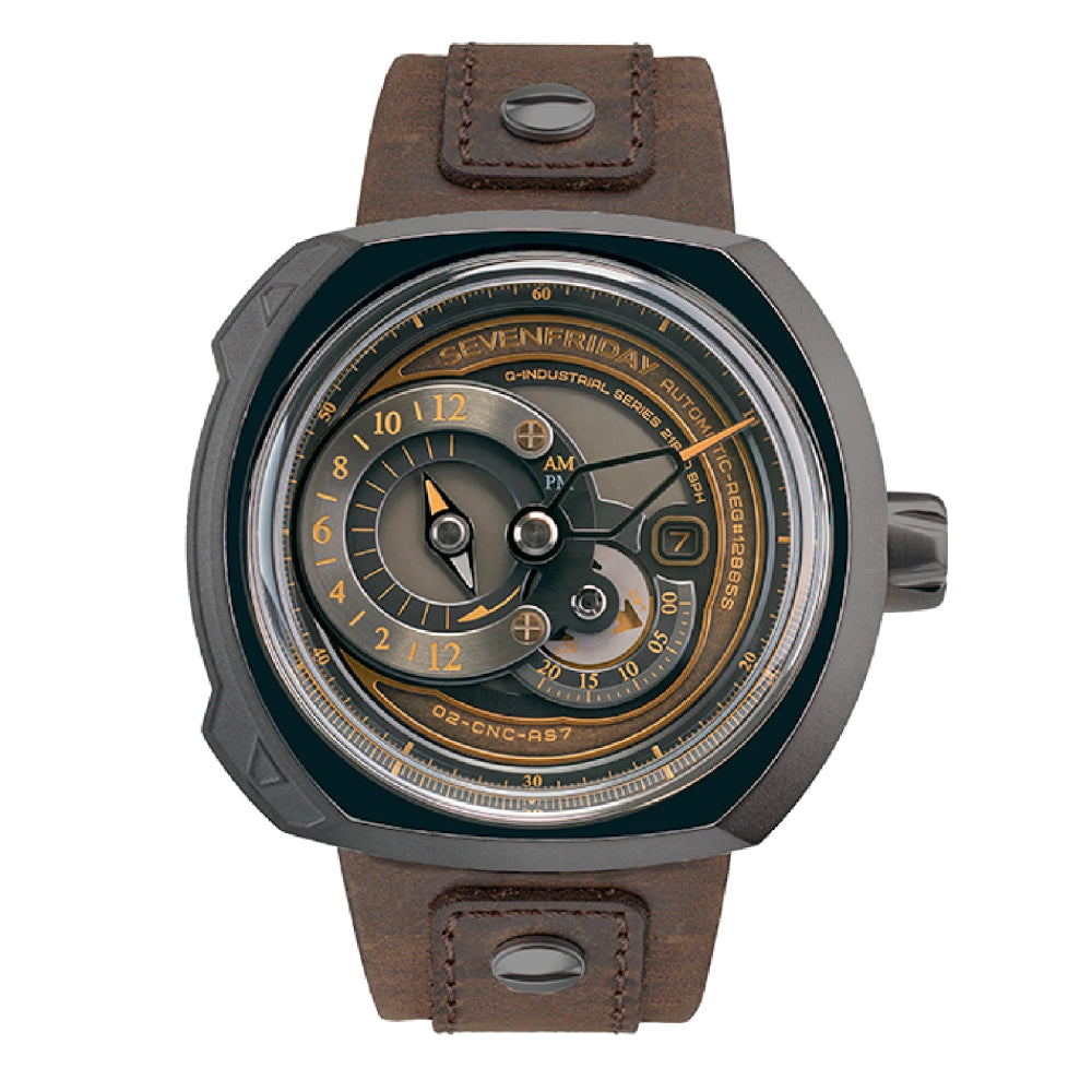 Sevenfriday Men's Automatic Movement Gray Dial Watch - SF-0088