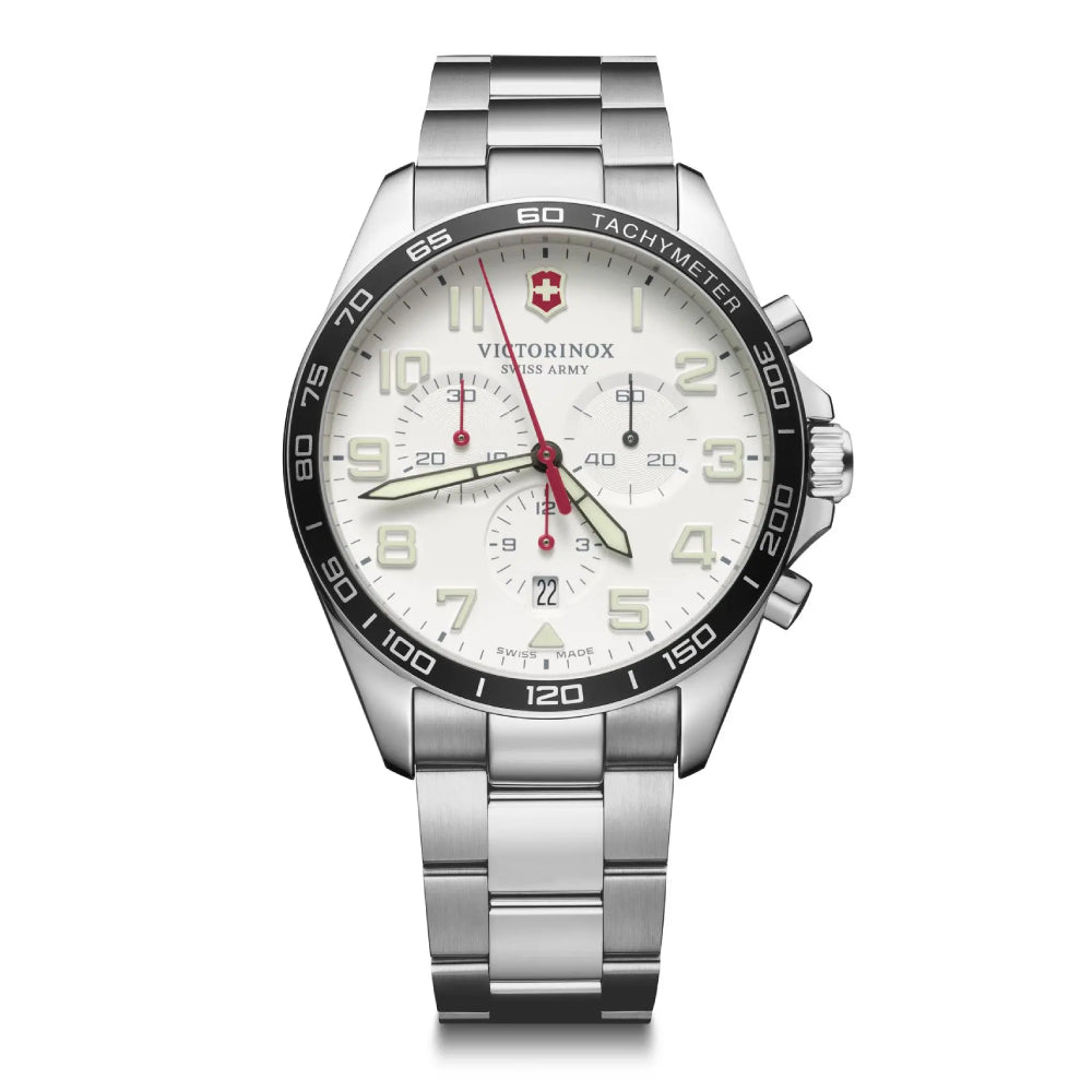 Victorinox Men's Quartz Watch, White Dial - VTX-0116