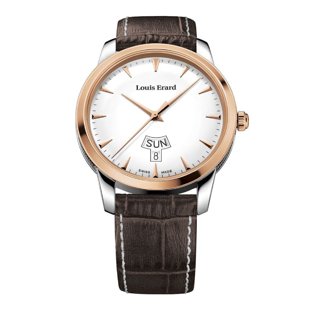 Louis Erard Men's Quartz Watch with White Dial - LE-0014