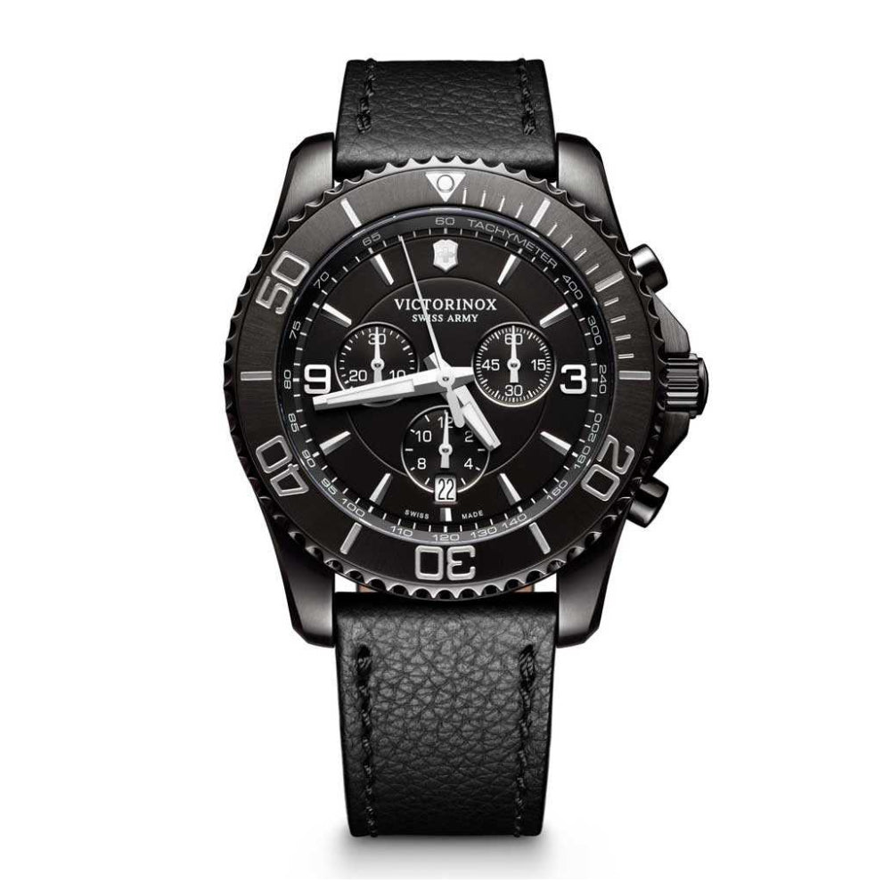 Victorinox Men's Quartz Black Dial Watch - VTX-0055