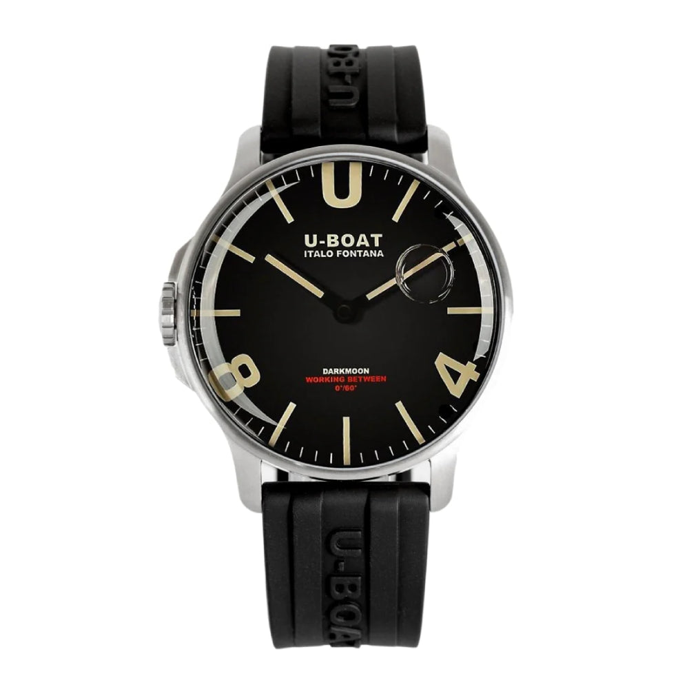 U-Boat Men's Quartz Watch Black Dial - 8463/B