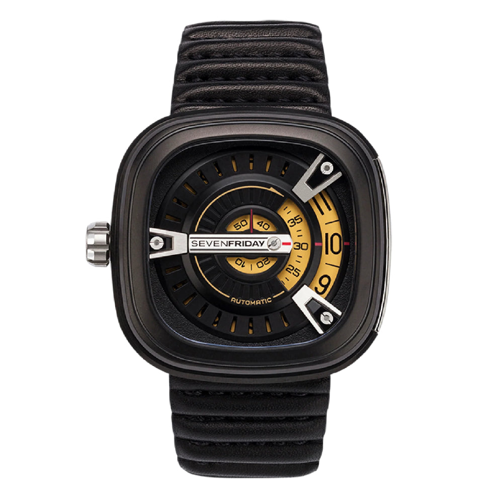 Sevenfriday Men's Automatic Movement Black Dial Watch - SF-0031