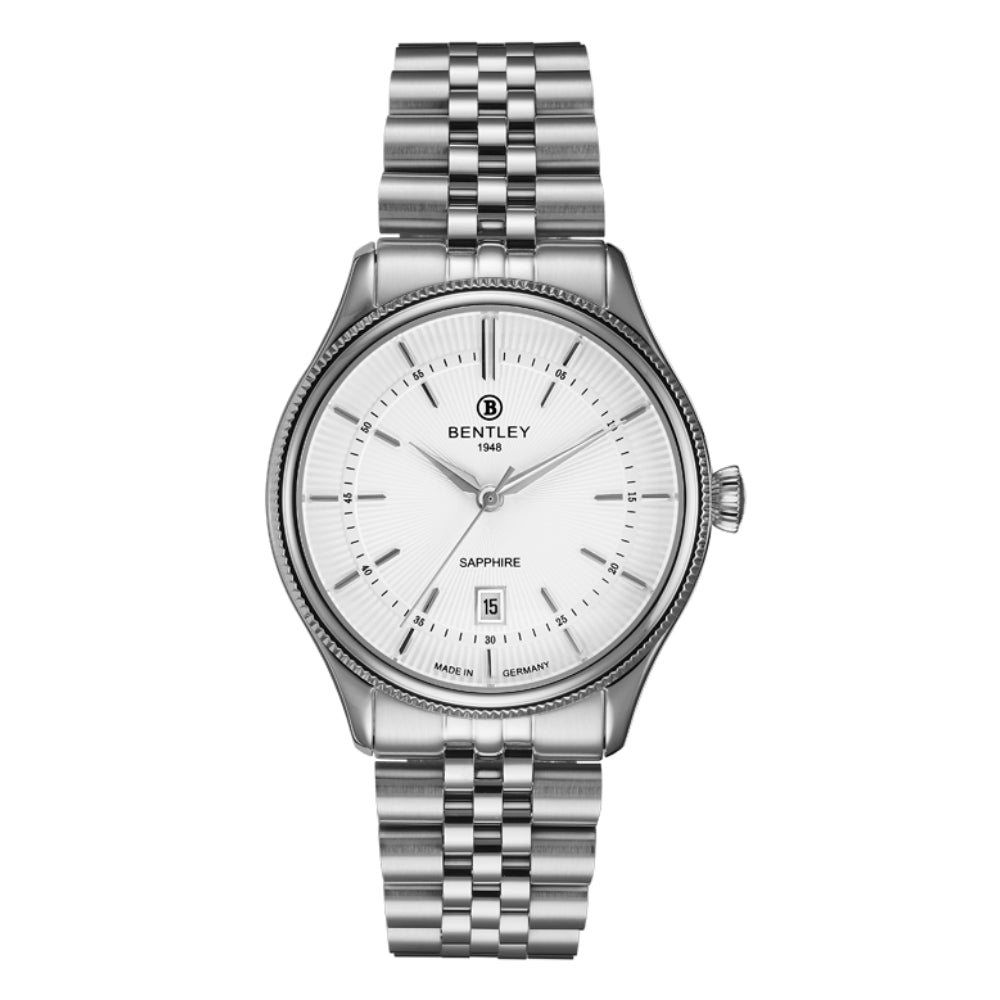 Bentley Men's Quartz Watch, White Dial - BEN-0033