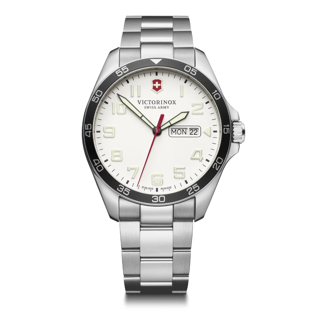 Victorinox Men's Quartz Watch, White Dial - VTX-0110