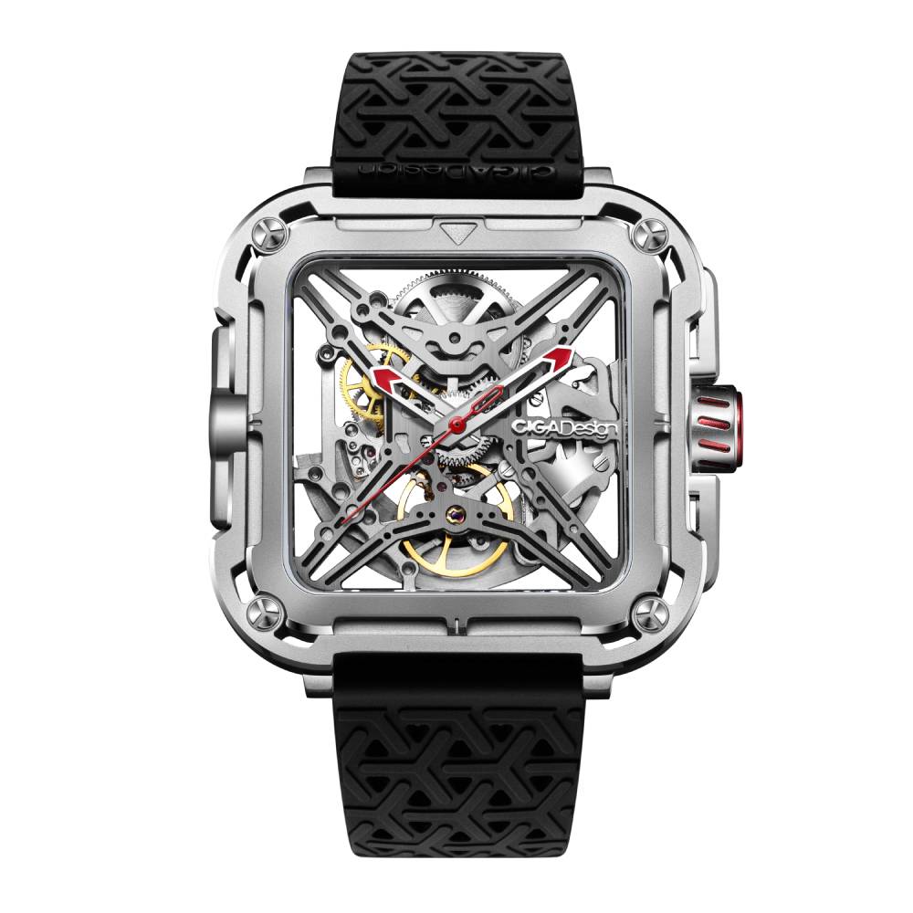 CIGA Design Men's Automatic Movement Exposed Dial Watch - CIGA-0008