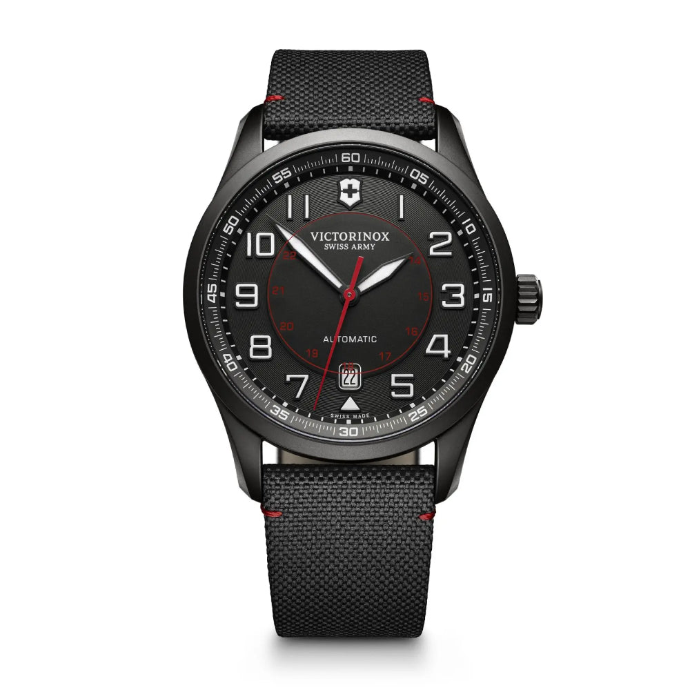 Victorinox Men's Automatic Movement Black Dial Watch - VTX-0020