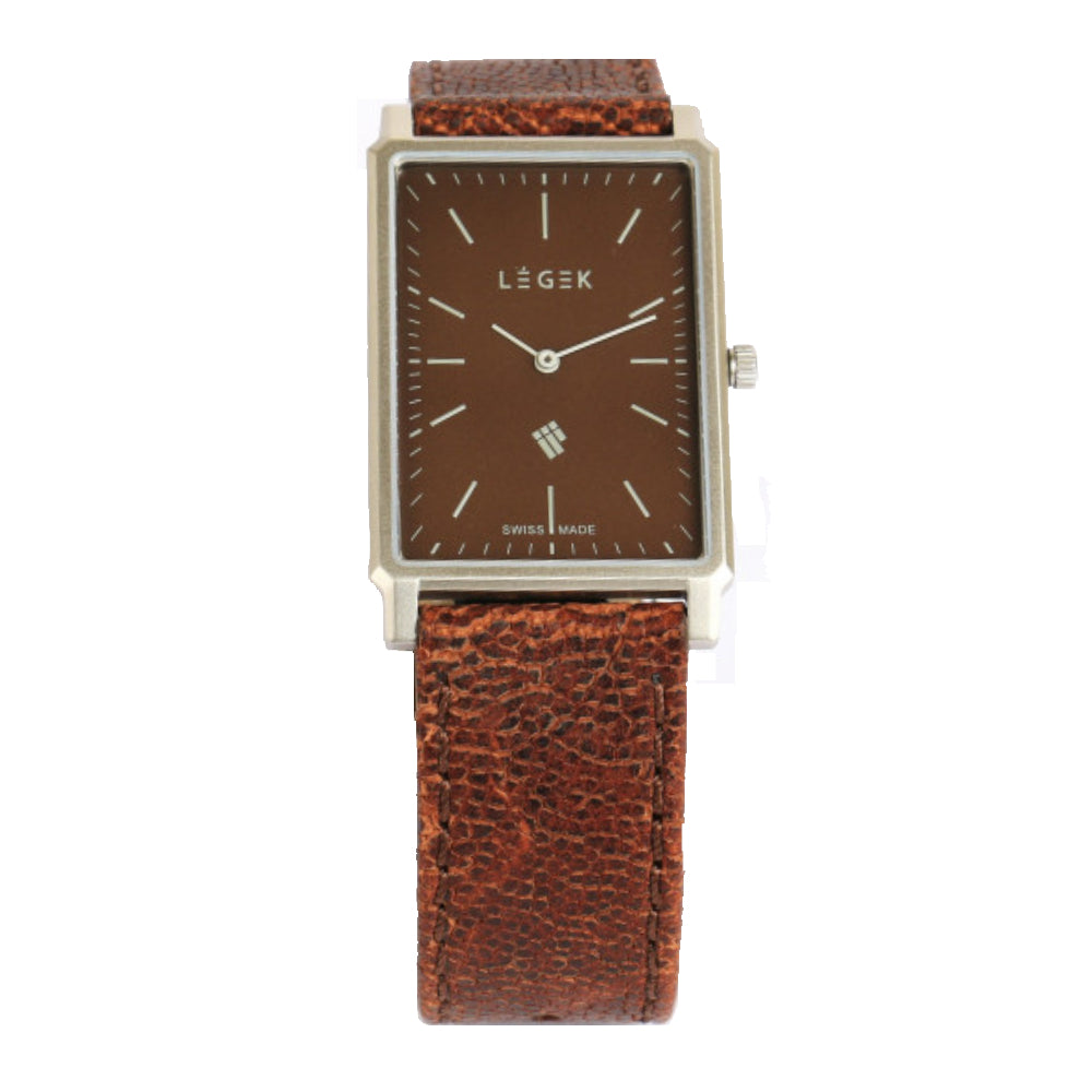 LEGIC Men's Quartz Watch, Brown Dial - LEG-0028