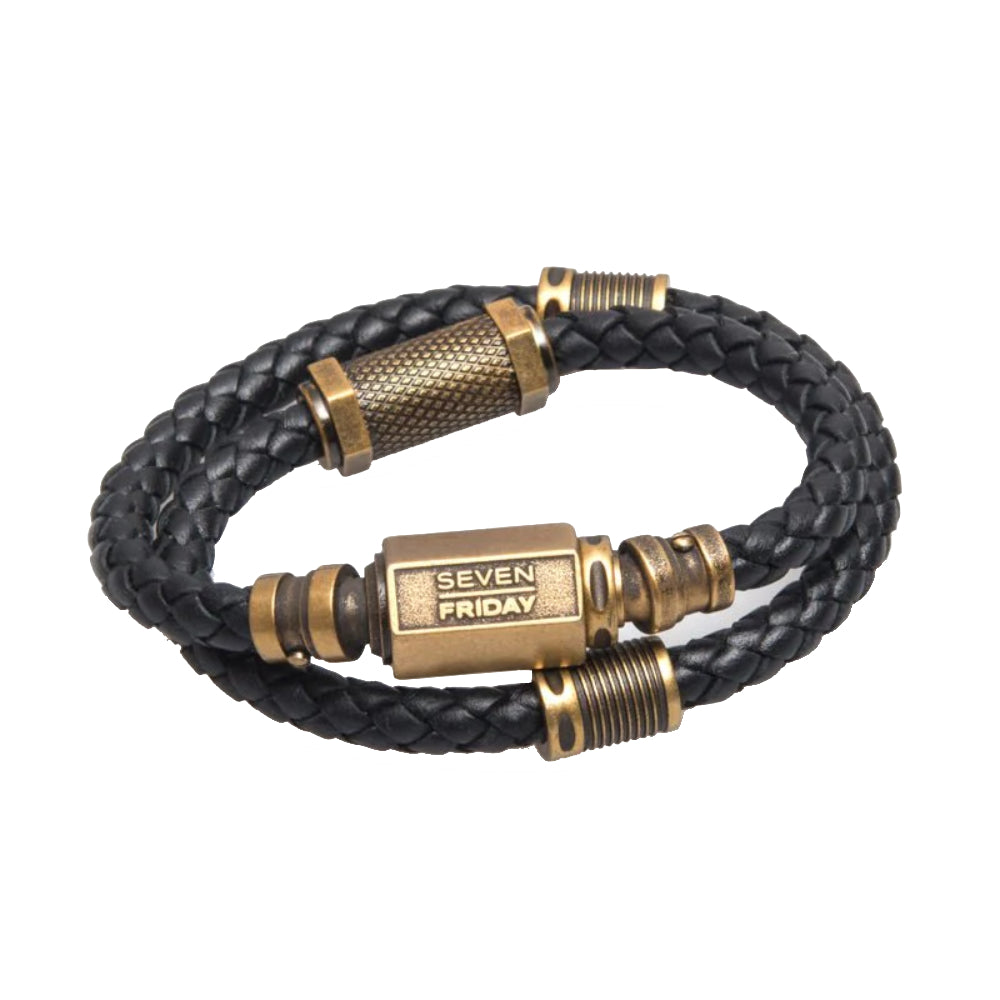 Sevenfriday Black and Copper Bracelet for Men - SFBR-0006/SFBR-0005