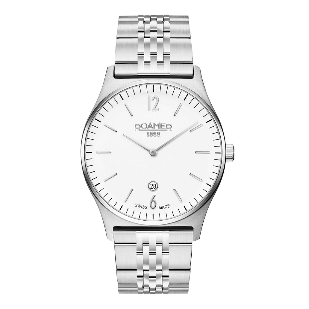 Romer Men's Quartz Watch, White Dial - ROA-0041