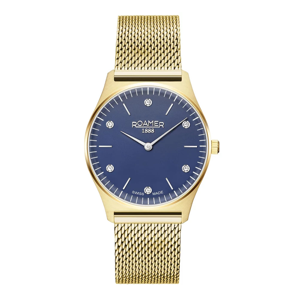 Romer Women's Quartz Blue Dial Watch - ROA-0048