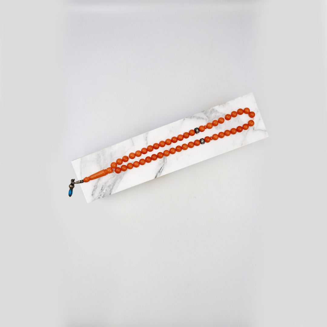 Orange Rosary for Men - MSB-0036-ORG1