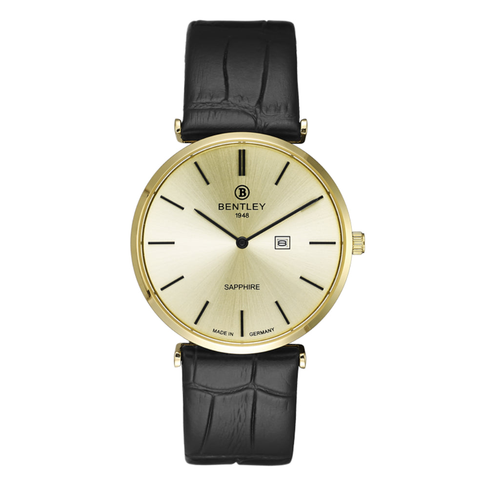 Bentley Men's Quartz Watch Gold Dial - BEN-0038