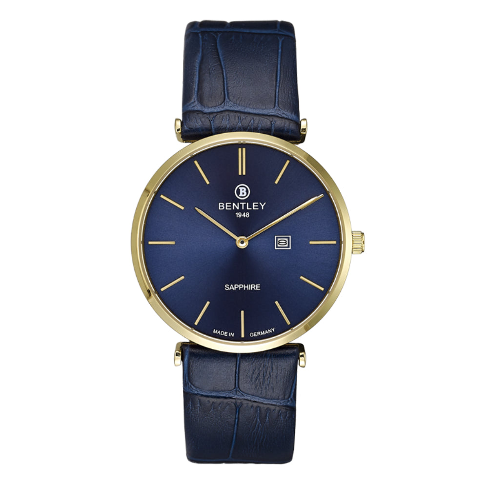 Bentley Men's Quartz Blue Dial Watch - BEN-0039