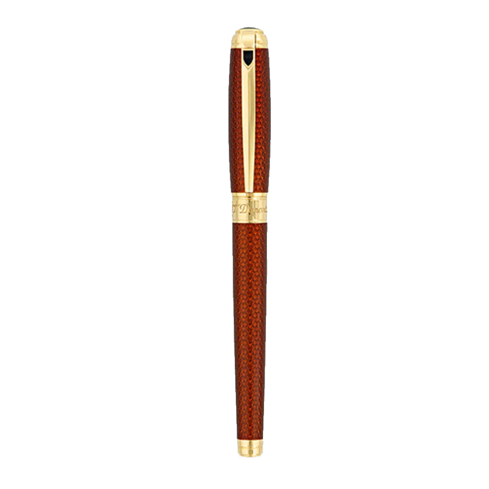 S.T. Dupont Red and Gold Pen - 29915867325