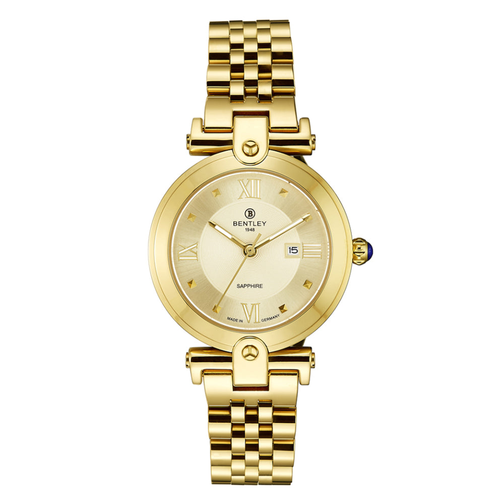 Bentley Women's Quartz Watch Gold Dial - BEN-0044