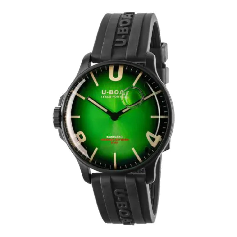 ساعة يو بوت الرجالية بحركة كوارتز ولون مينا أخضر - 8698/B