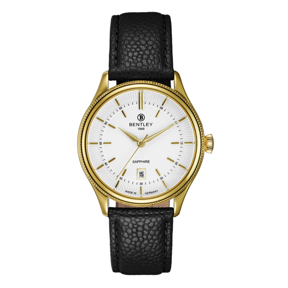 Bentley Men's Quartz Watch, White Dial - BEN-0028
