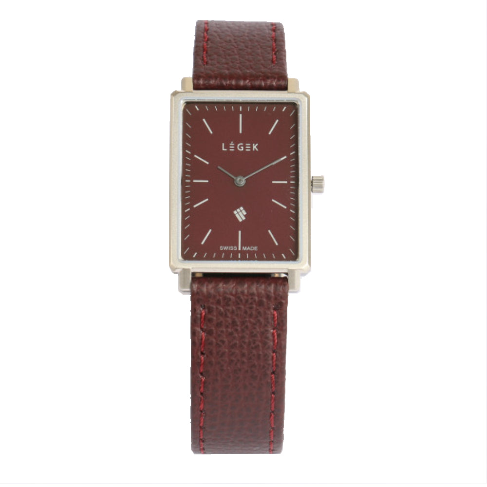LEGIC Women's Quartz Watch, Burgundy Dial - LEG-0025