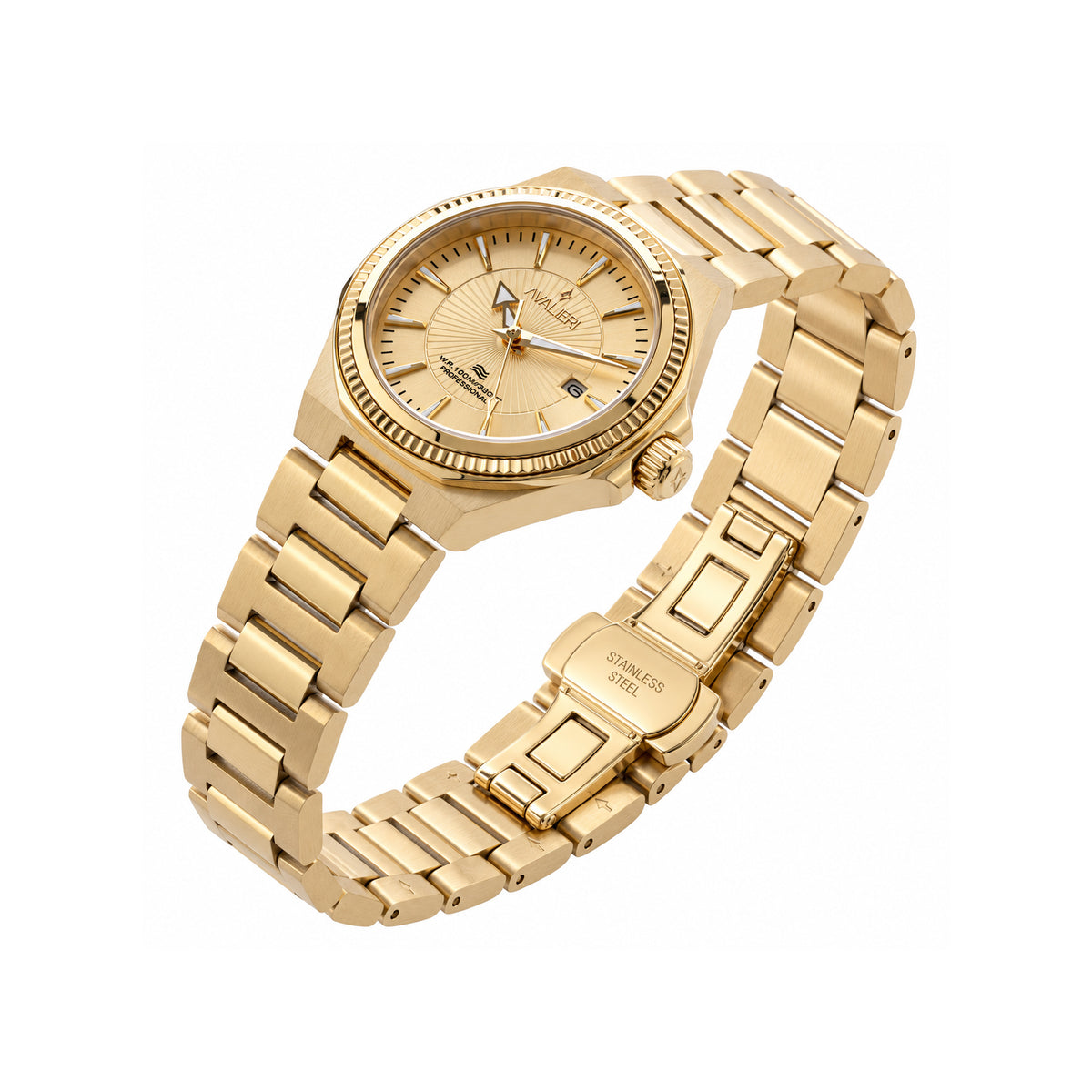 Avalieri Women's Quartz Watch with White Dial - AV-2764D