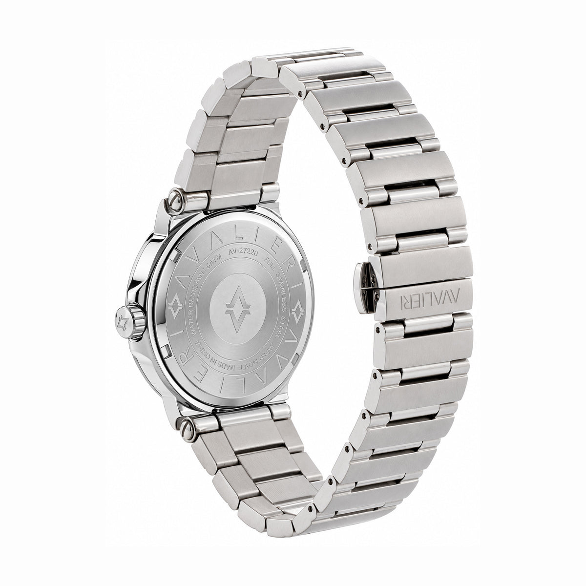 Avalieri Men's Quartz Watch with Black Dial - AV-2720D