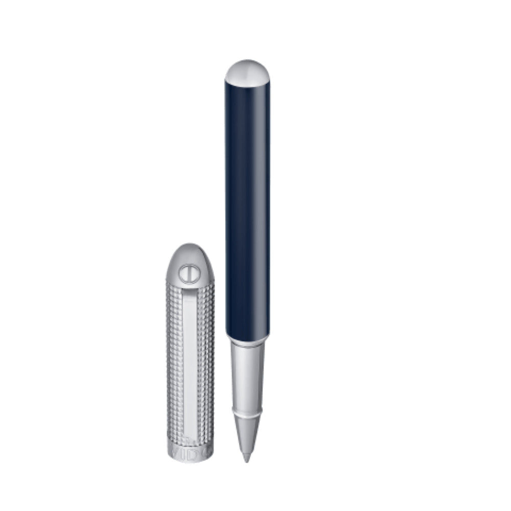 قلم رولربول باللون الأزرق وفضي من دافيدوف - DFC PN-0006(BLUE & SIL)