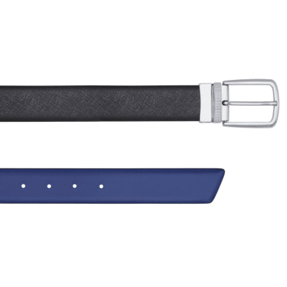 Davidoff Blue and Black Reversible Belt - DFC BELT-0003 (BL)