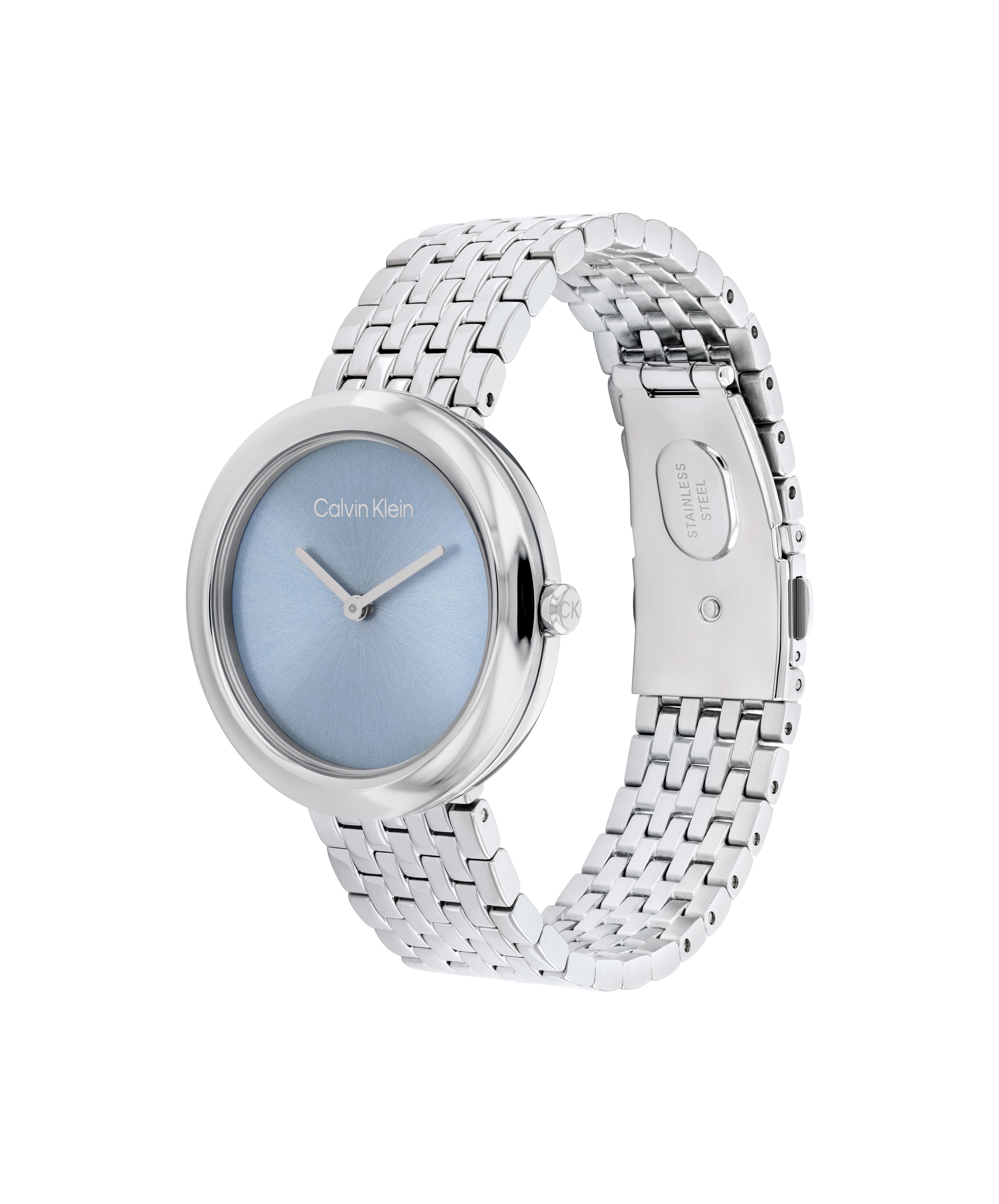 Calvin Klein Women's Quartz Watch Light Blue Dial CK-0012