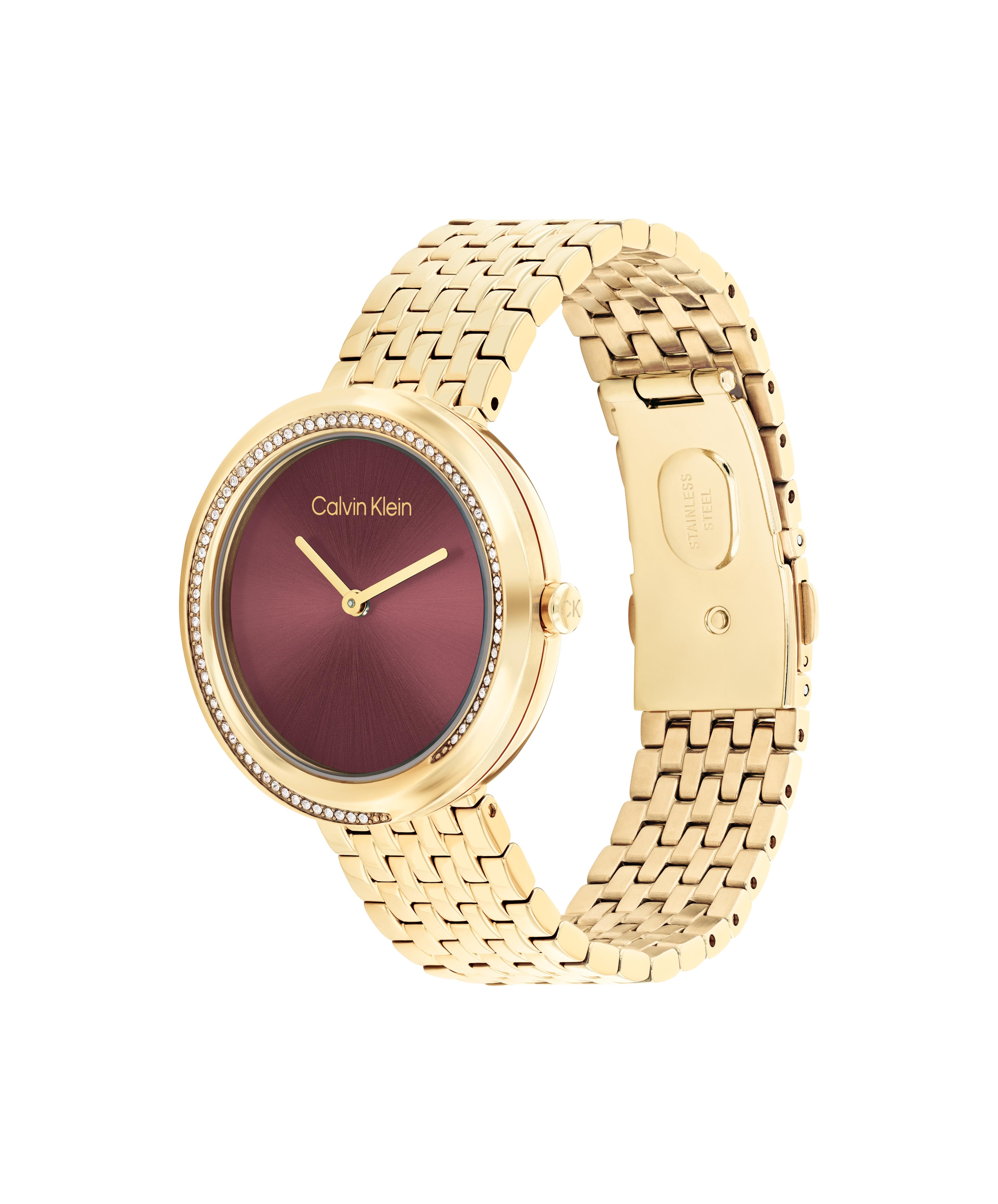 Calvin Klein Women's Quartz Watch Brown Dial CK-0013